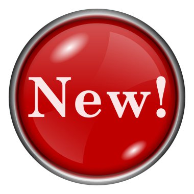 kırmızı yuvarlak parlak simge