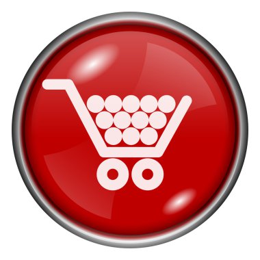 kırmızı yuvarlak parlak simge