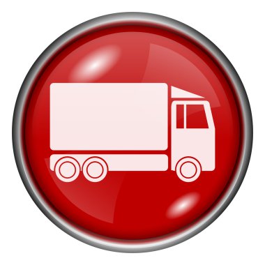 kırmızı yuvarlak parlak simge