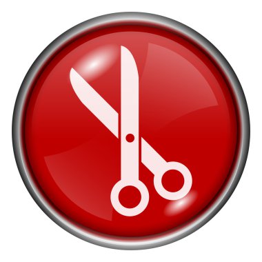 kırmızı yuvarlak parlak simge