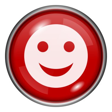 kırmızı yuvarlak parlak simge