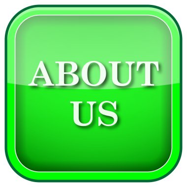 Yeşil kare parlak simge