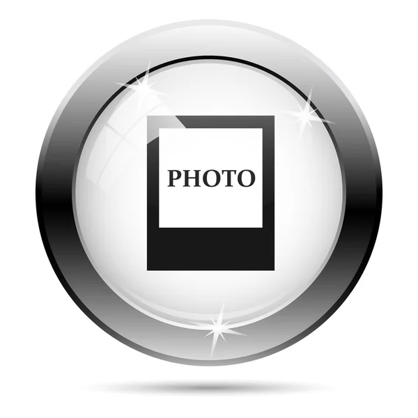 Black and white icon — Stock Photo, Image