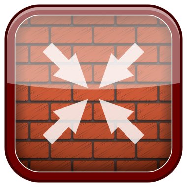 tuğla duvar simgesi