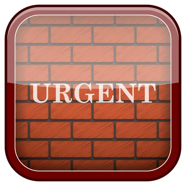 Bricks wall icon — Stock Photo, Image