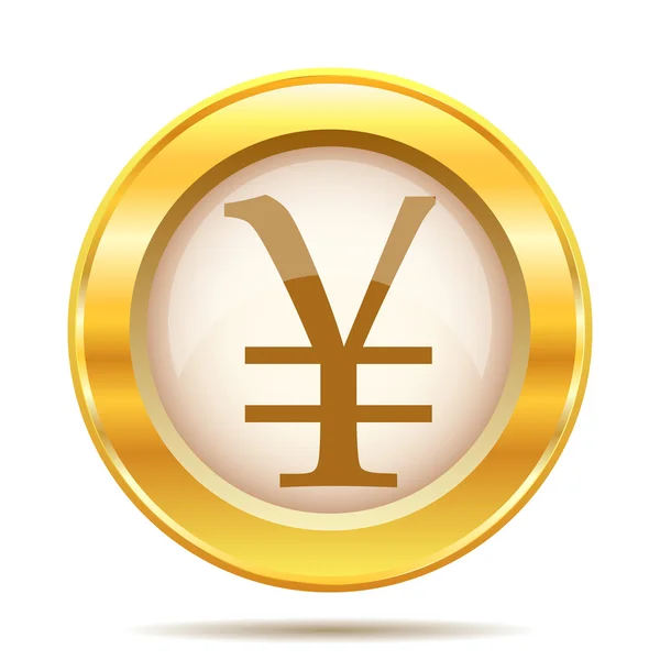 Gouden glanzende pictogram — Stockfoto
