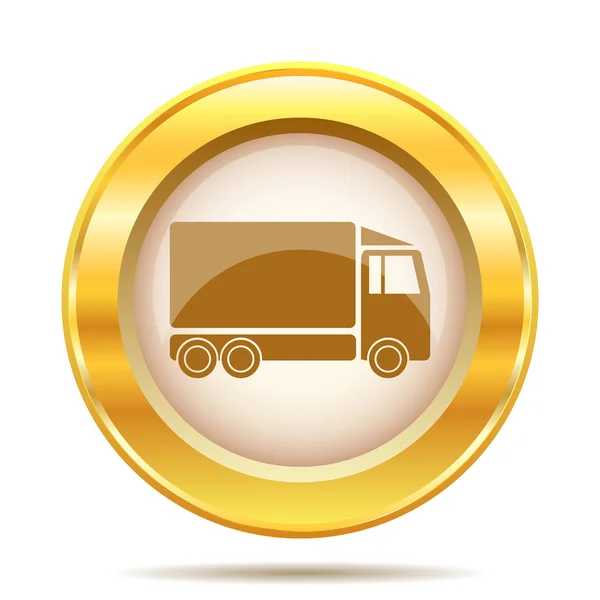 Golden shiny icon — Stock Photo, Image