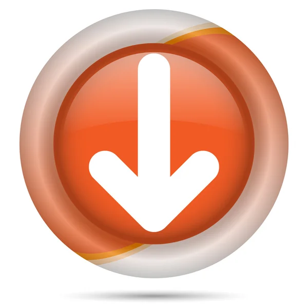 Orange plastic icon — Stock Photo, Image