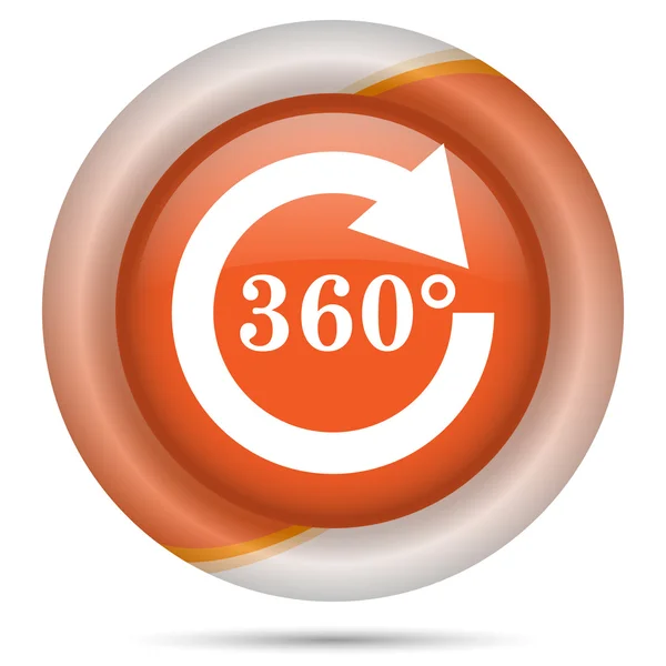 Orange plast ikon — Stockfoto