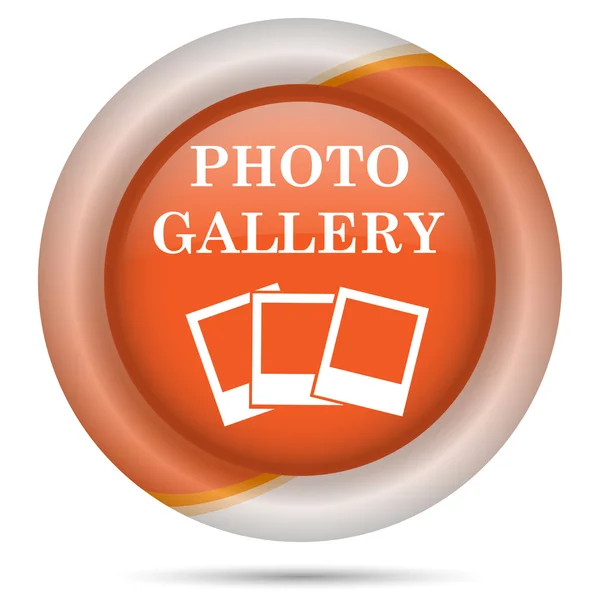 Orange plastic icon — Stock Photo, Image