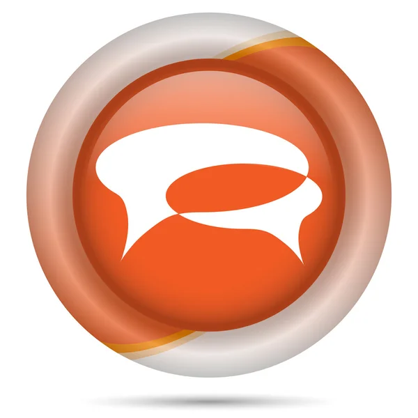 Orange plastic icon — Stock Photo, Image