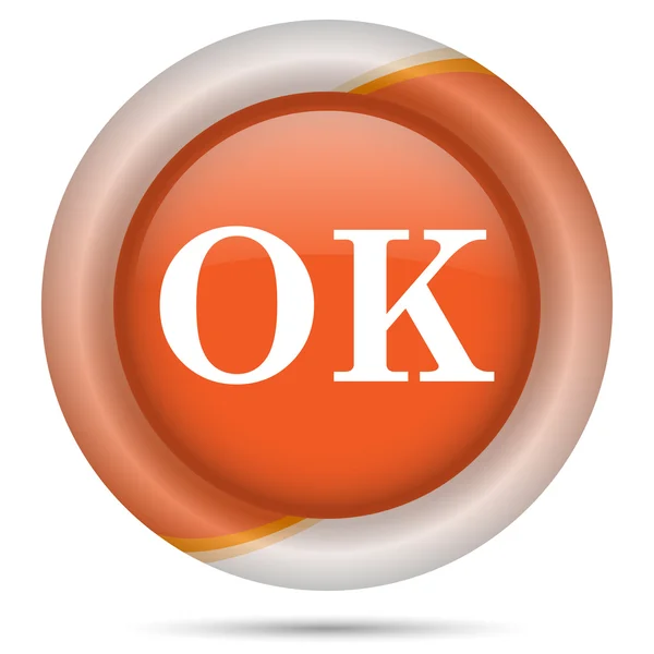 Orange plastic icon — Stock Photo, Image