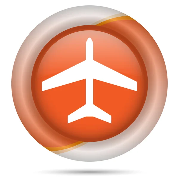 Narancssárga műanyag ikonra — Stock Fotó