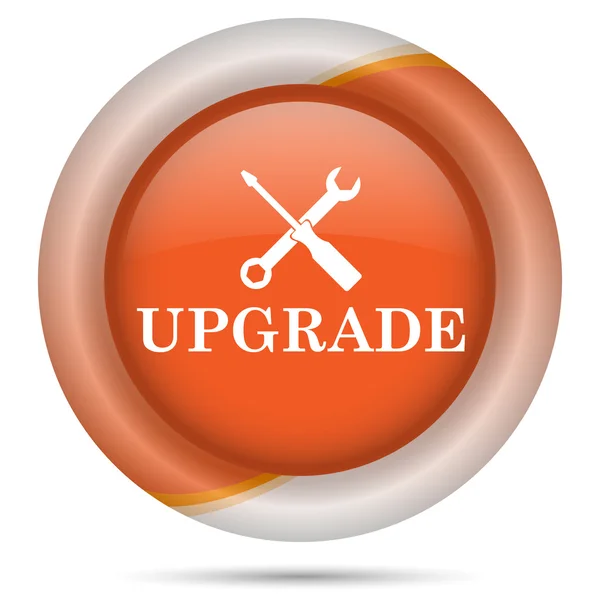 Orange plastic icon — Stock Photo, Image