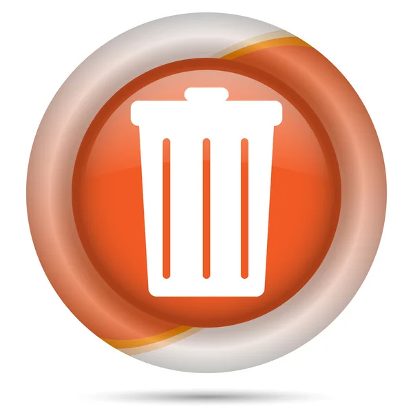 Orange plastic icon — Stock Photo, Image