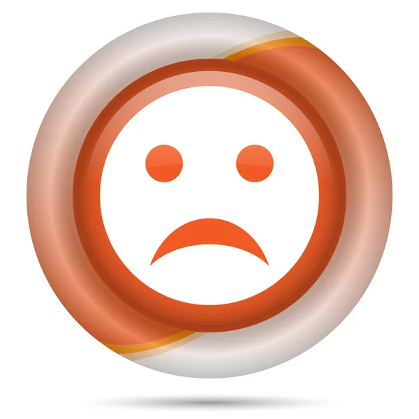 Orange plastic icon — Stock Photo, Image