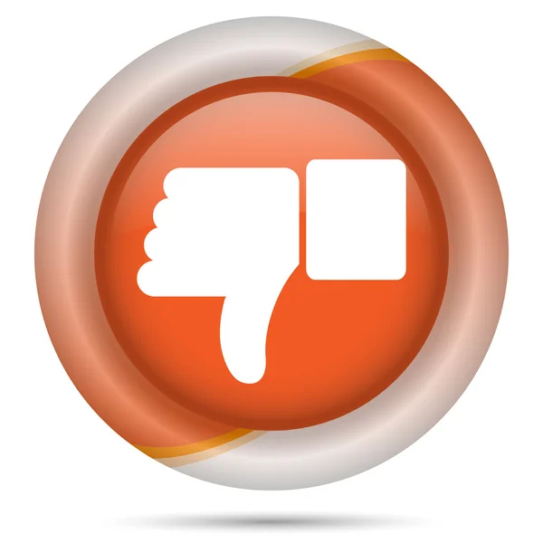 Orange plastic icon — Stock Photo, Image