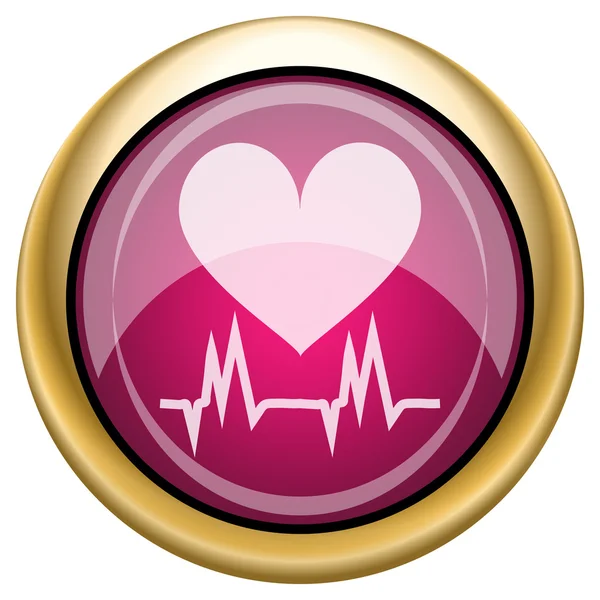 Magenta glossy icon — Stock Photo, Image