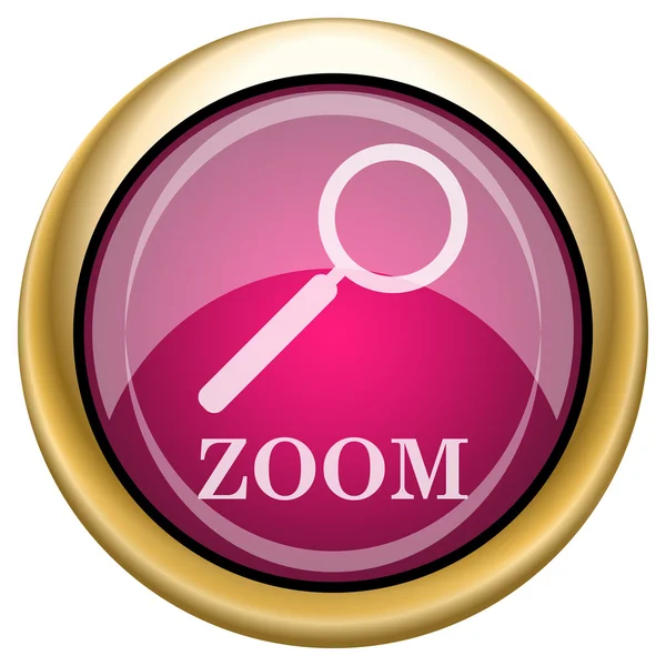 Magenta glossy icon — Stock Photo, Image