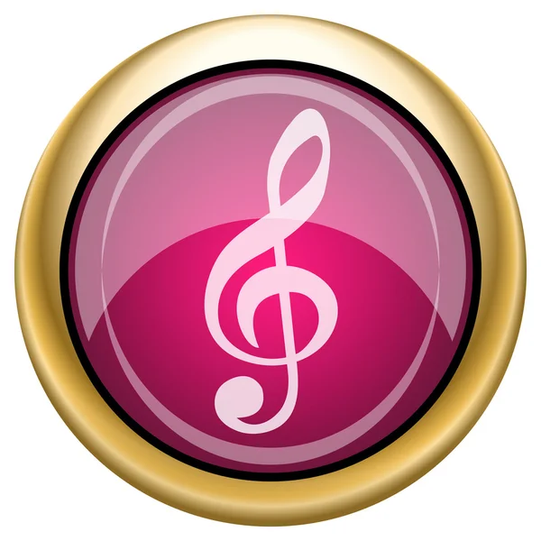 Magenta glossy icon — Stock Photo, Image