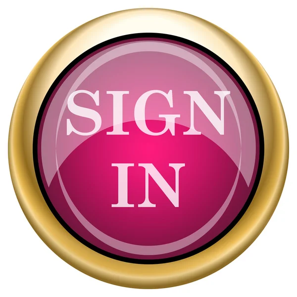 Magenta glossy icon — Stock Photo, Image