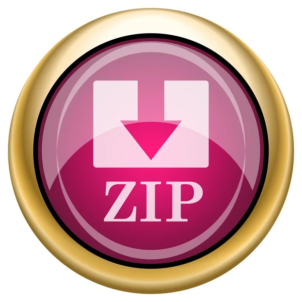 Magenta glossy icon — Stock Photo, Image