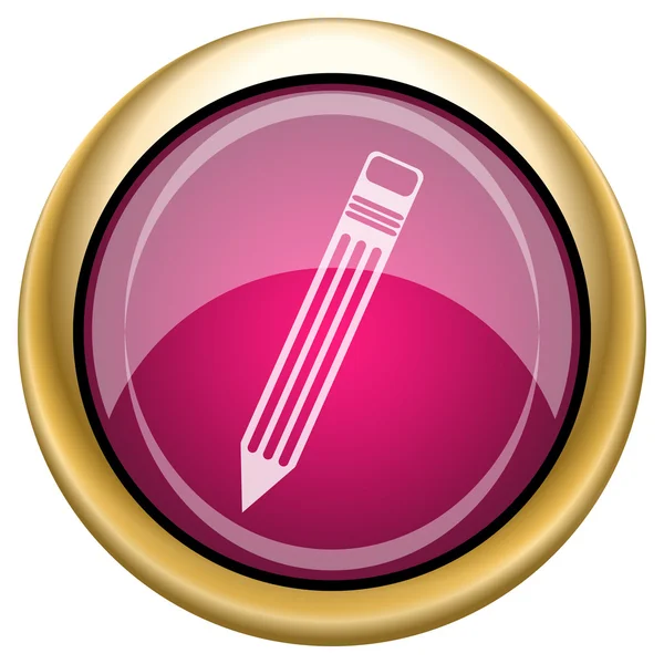 Magenta glossy icon — Stock Photo, Image