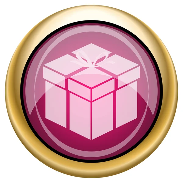 Magenta glossy icon — Stock Photo, Image