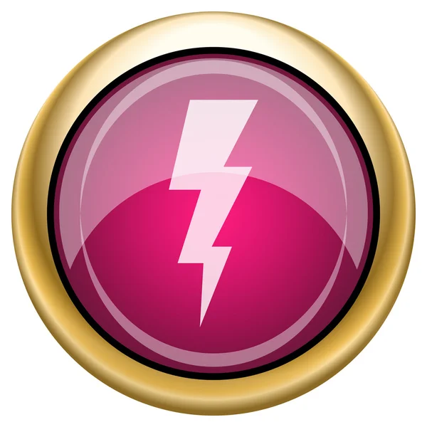 Magenta glanzende pictogram — Stockfoto