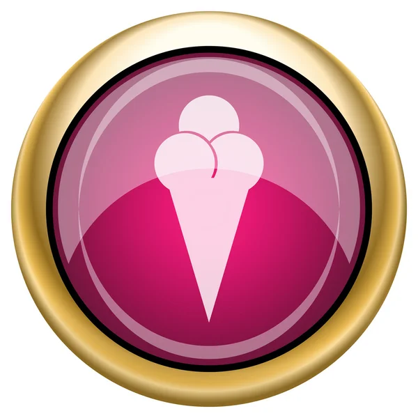 Magenta glanzende pictogram — Stockfoto