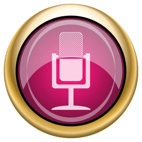 Magenta glossy icon — Stock Photo, Image