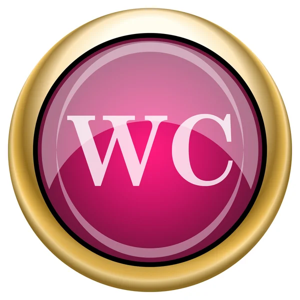 Magenta glossy icon — Stock Photo, Image