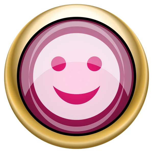 Magenta glossy icon — Stock Photo, Image