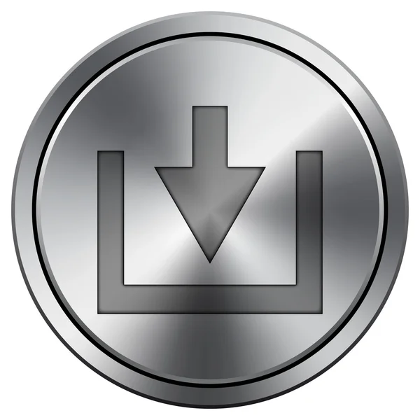 Glanzende metallic pictogram — Stockfoto