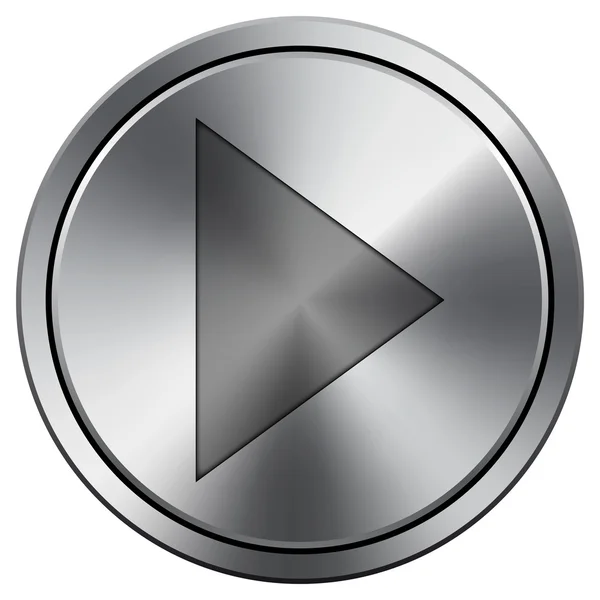 Glanzende metallic pictogram — Stockfoto