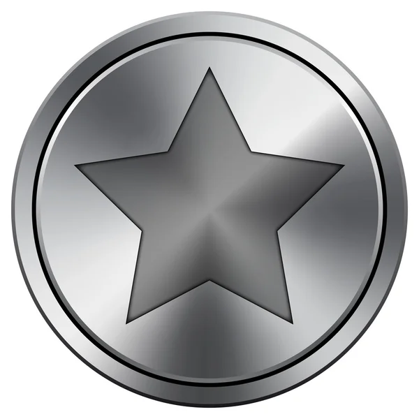 Shiny metallic icon — Stock Photo, Image