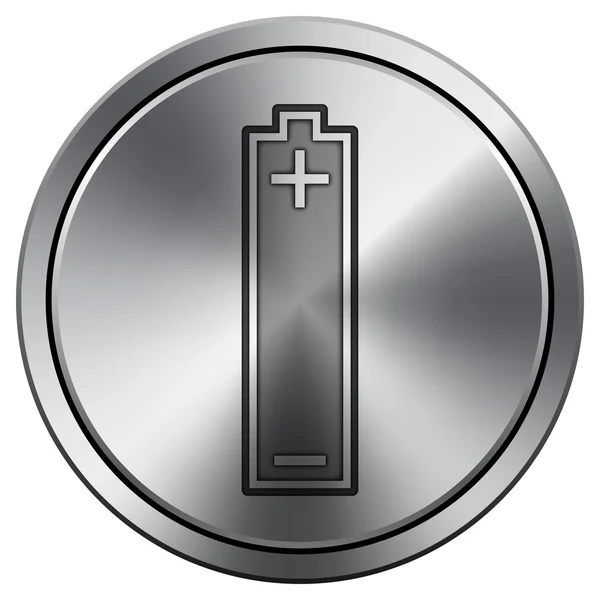 Glanzende metallic pictogram — Stockfoto