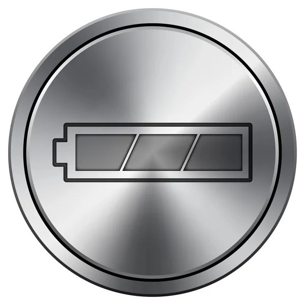 Glanzende metallic pictogram — Stockfoto