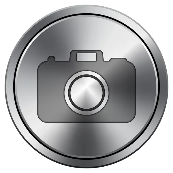 Lesklé kovové ikona — Stock fotografie