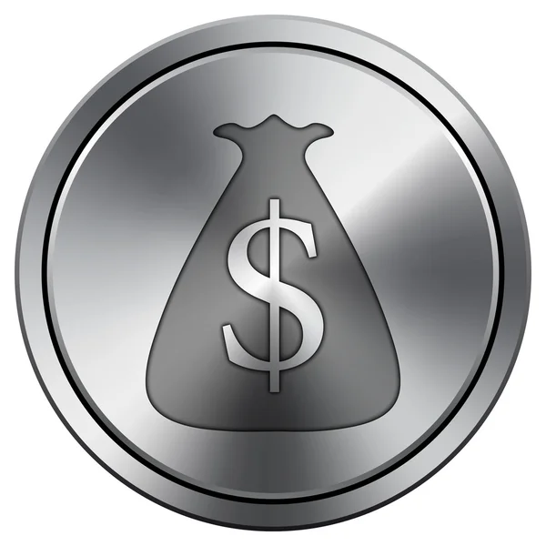 Shiny metallic icon — Stock Photo, Image