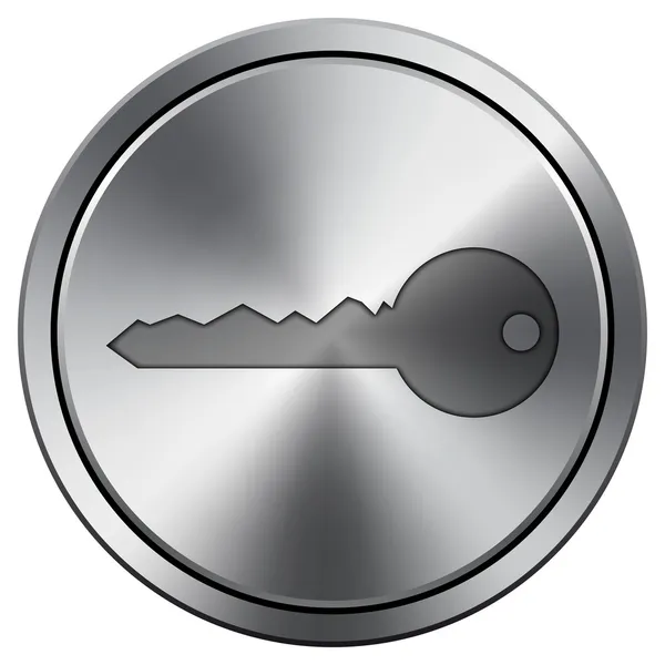 Glanzende metallic pictogram — Stockfoto