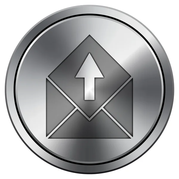 Glanzende metallic pictogram — Stockfoto