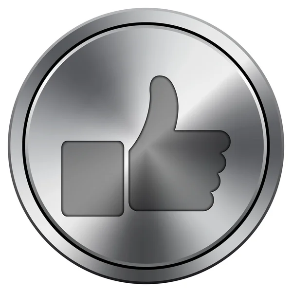 Shiny metallic icon — Stock Photo, Image