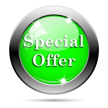 metalik yeşil parlak simge