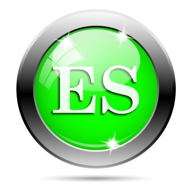 metalik yeşil parlak simge