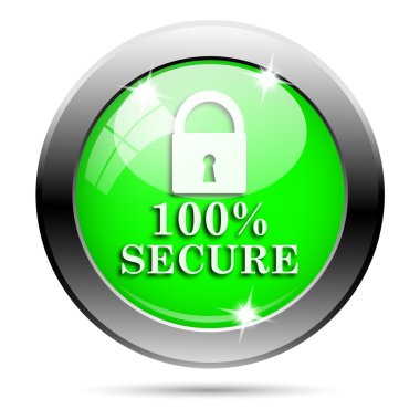 metalik yeşil parlak simge