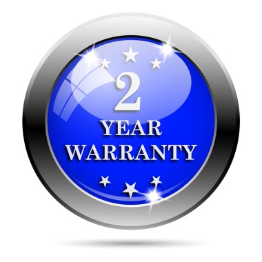 metalik mavi parlak simge