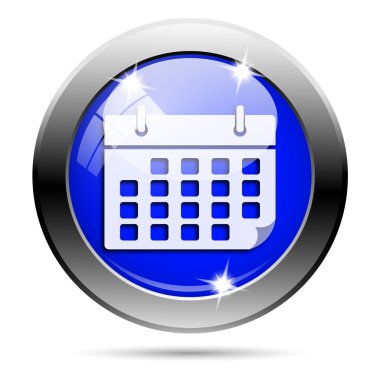 metalik mavi parlak simge