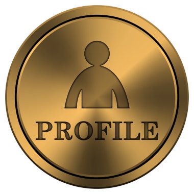 parlak metalik bakır renkli simge