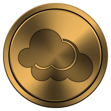 parlak metalik bakır renkli simge